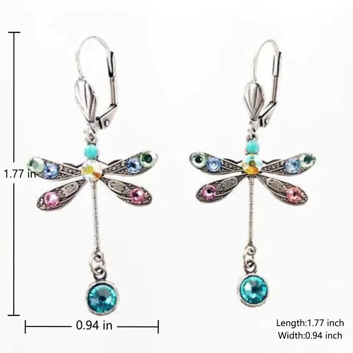 Boucles d'oreilles en forme de libellule élégantes