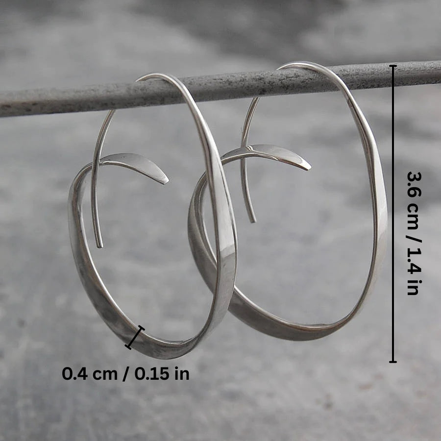 Boucles d'oreilles spirales délice