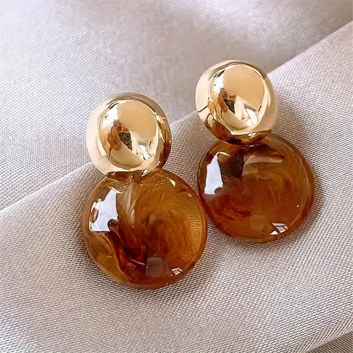 Boucles d'oreilles goutte d'Aurélie Amber