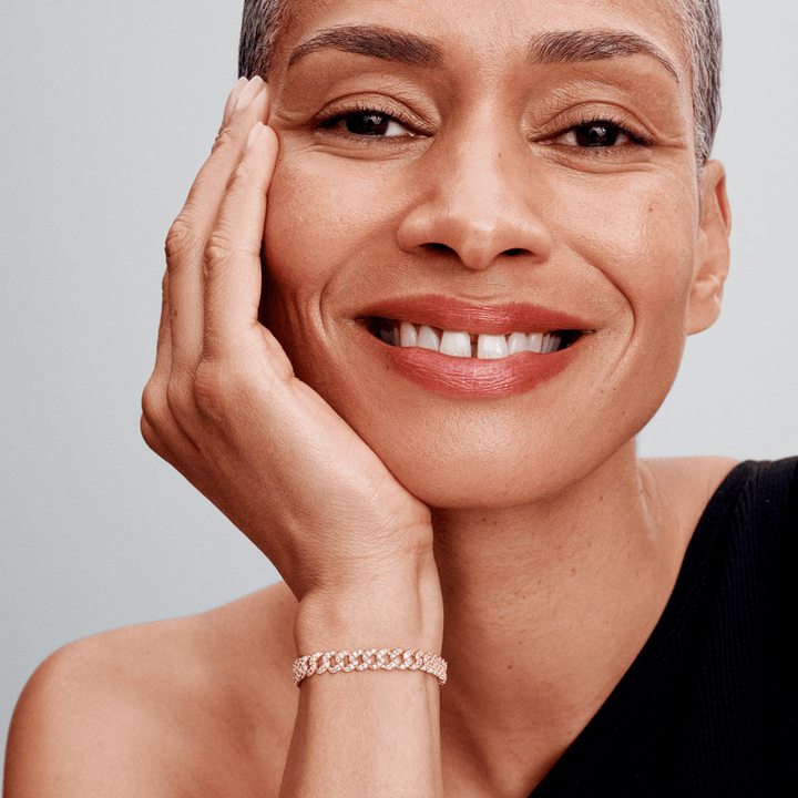 Bracelet en Moissanite Cubain