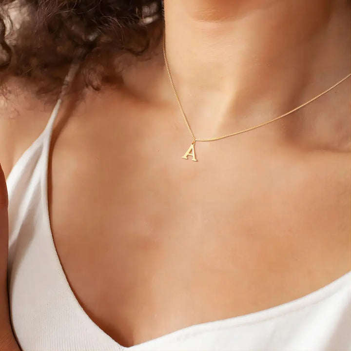 Collier avec lettres d'amour-initiales