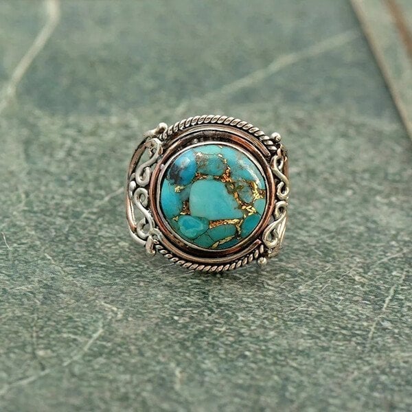 Bague Boho Turquoise