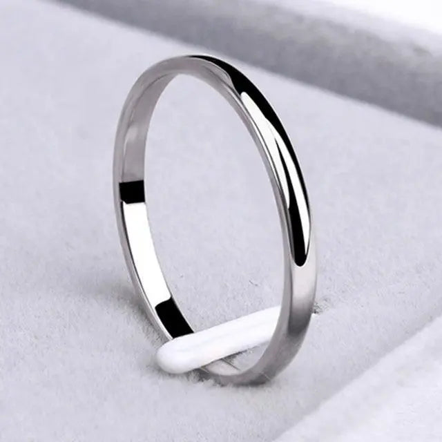 Bague simple en or et argent