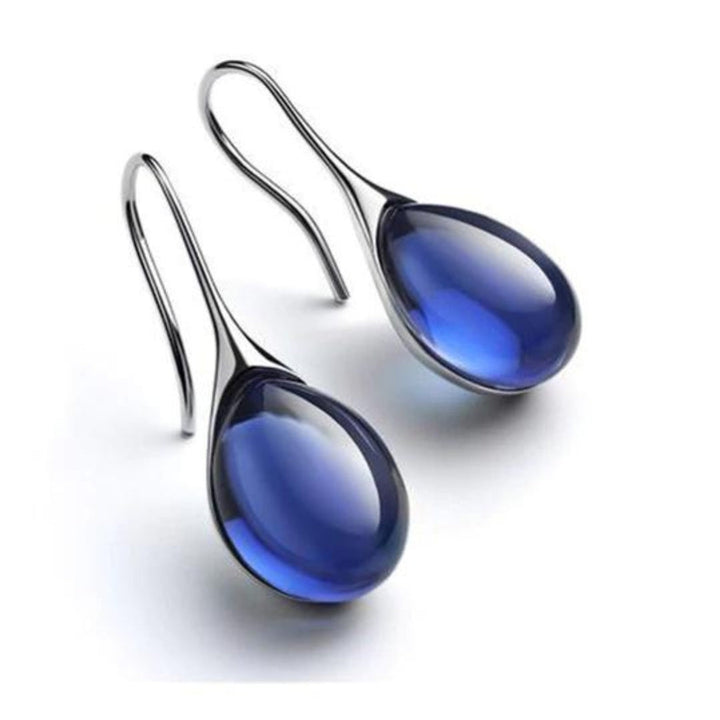 Elara™ | Boucles d'oreilles goutte élégantes en or et argent