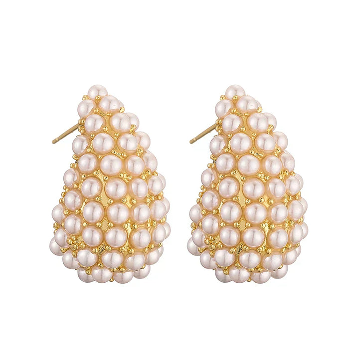 Boucles d'oreilles classiques en perles