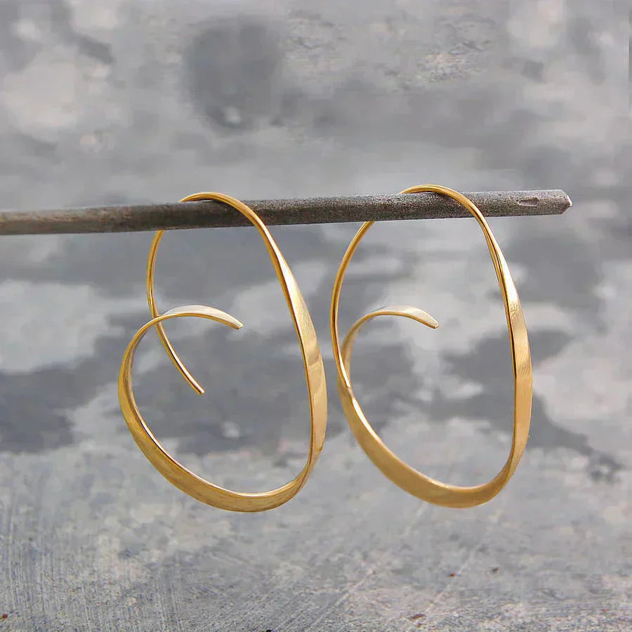 Boucles d'oreilles spirales délice