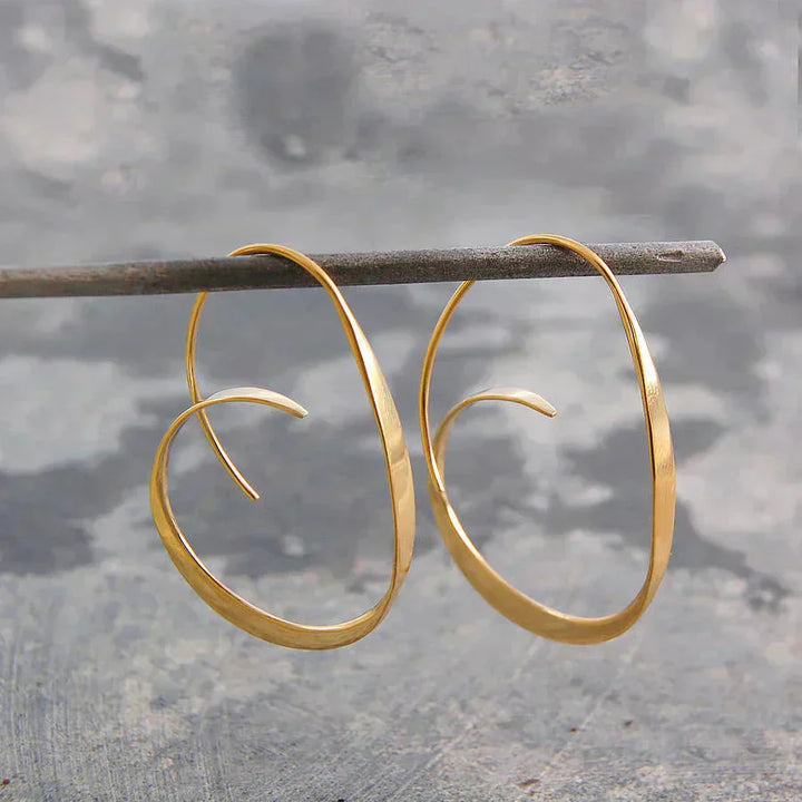 Boucles d'oreilles spirales délice