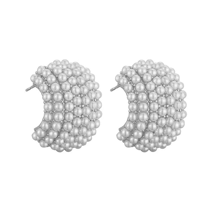 Boucles d'oreilles classiques en perles