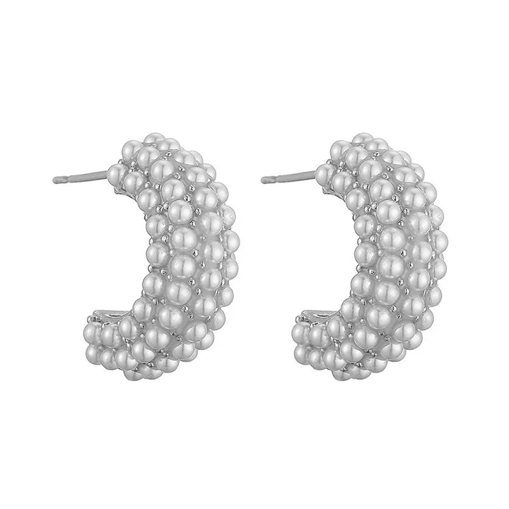 Boucles d'oreilles classiques en perles