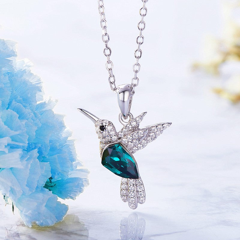 Collier Hummingbird Sparkle avec Zirconia