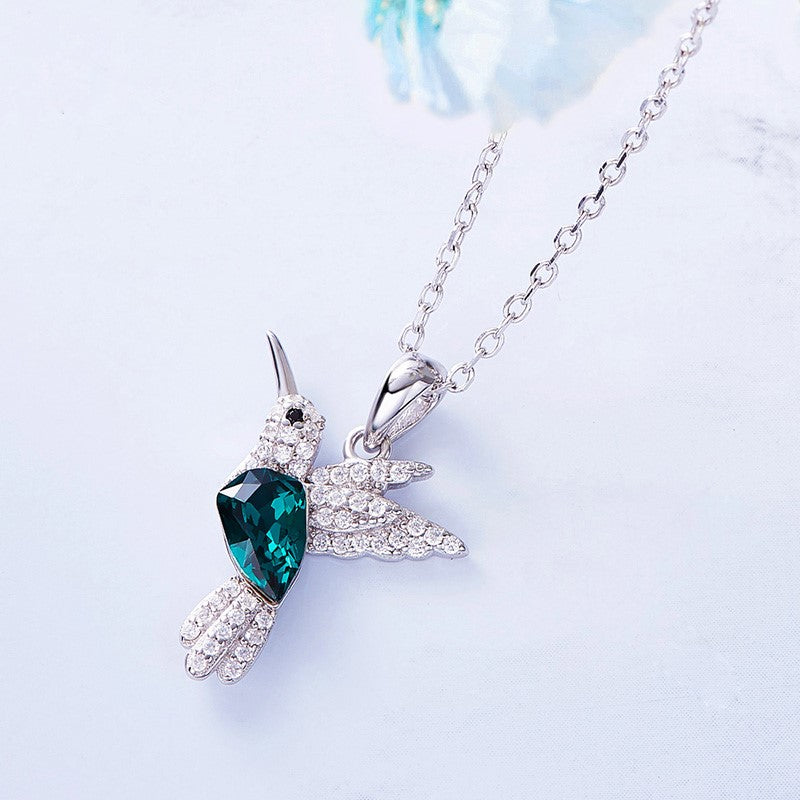 Collier Hummingbird Sparkle avec Zirconia