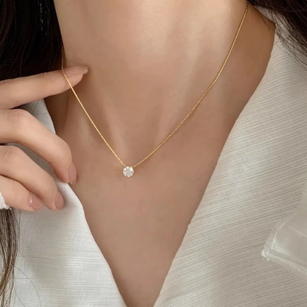 Collier Cléa en moissanite précieux