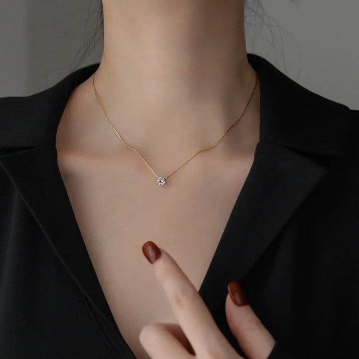 Collier Cléa en moissanite précieux