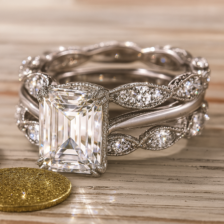 Bague en Argent Vintage Brillante