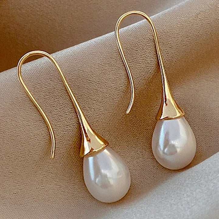 Boucles d'oreilles en perles classiques Helena