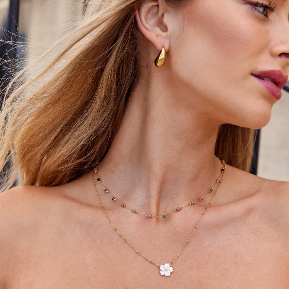 Magnifiques Fleurs Collier